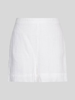 Moss Copenhagen pearlina linnen shorts - white