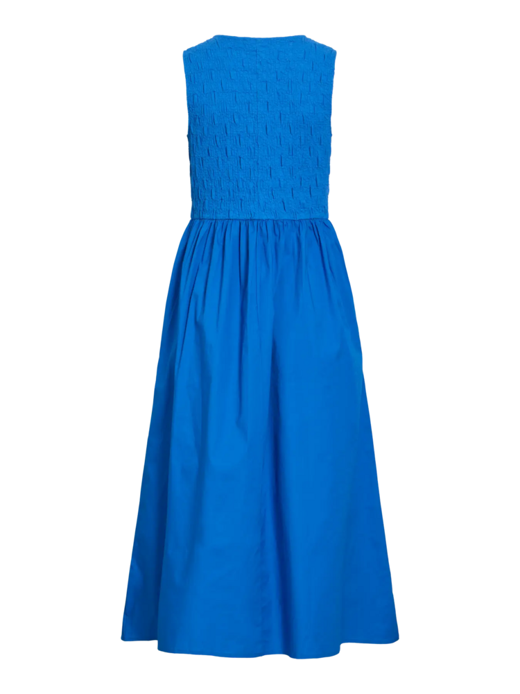 Vila Clothes vicarla midi dress - bright blue