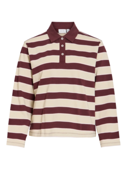 Vila Clothes visinas stripe polo