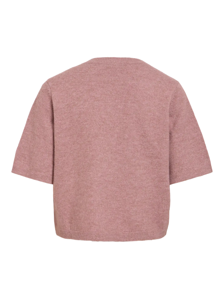 Vila Clothes viliga 1/2 sleeve cardigan - vieux rose