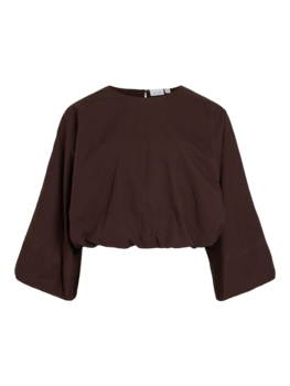 Vila Clothes vilaluna bolloon top - brown