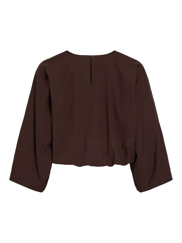 Vila Clothes vilaluna bolloon top - brown