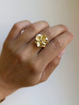 Sillie Flower fidget ring