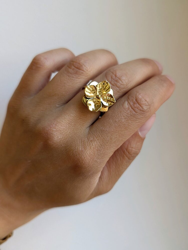 Sillie Flower fidget ring