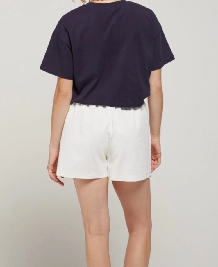 Sillie embroidered detail skort - white