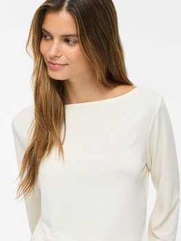 Vila Clothes Vimodala boatneck - ecru