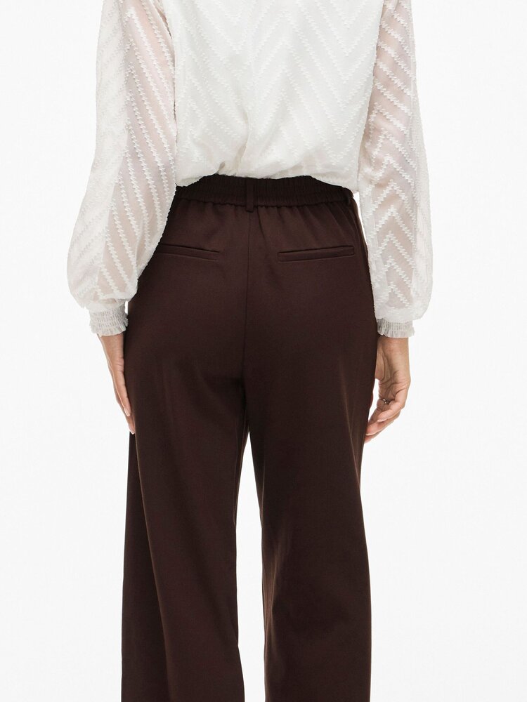 Vila Clothes vivarone tailored pant - brown