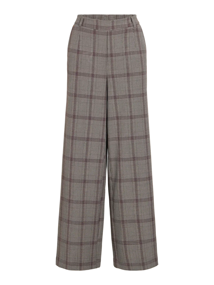 Vila Clothes vivarone checked pant