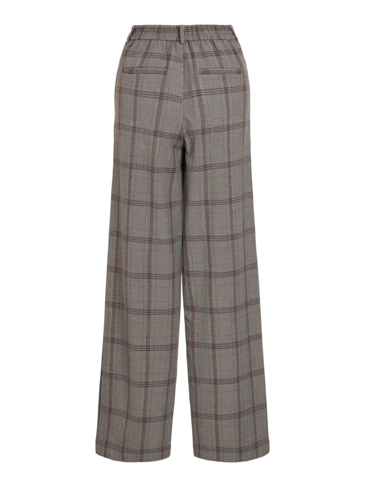 Vila Clothes vivarone checked pant