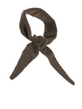 Vila Clothes viswarika knit little scarf - brown melange