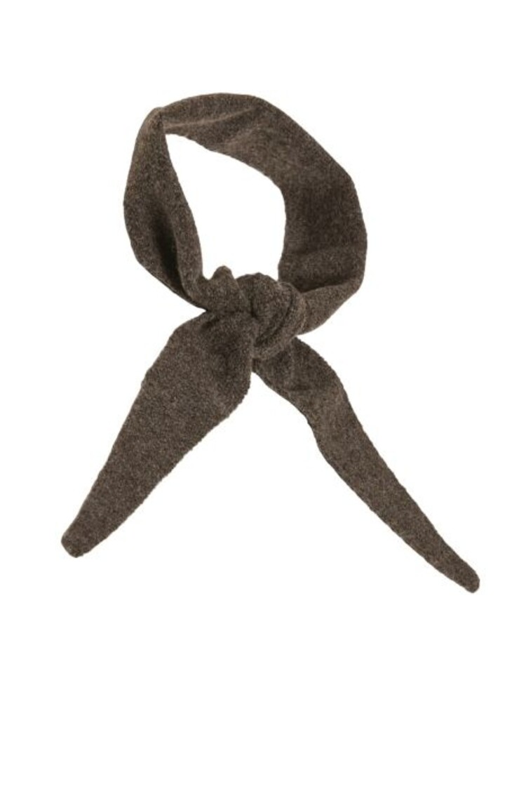 Vila Clothes viswarika knit little scarf - brown melange