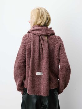 Grace & Mila aglea alpaca scarf - mauve