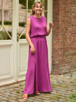 Sillie mauve midi skirt/top set