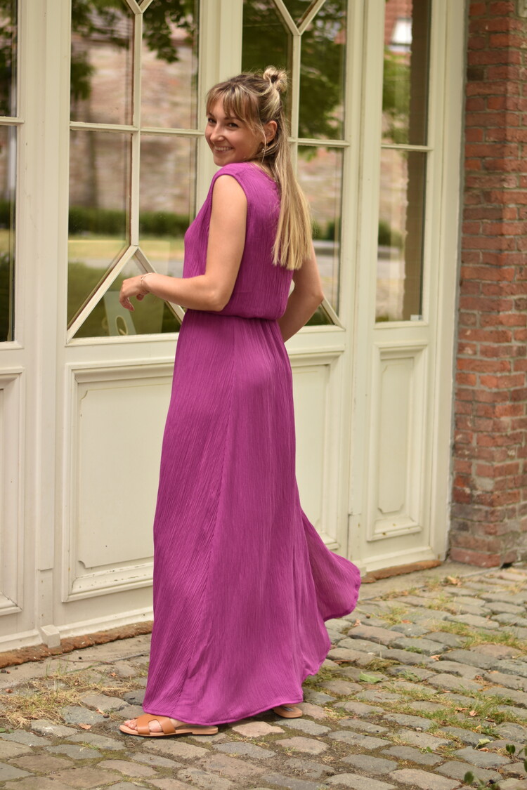 Sillie mauve midi skirt/top set
