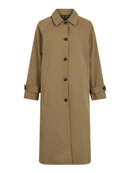 Vila Clothes vitenela long reversible trench
