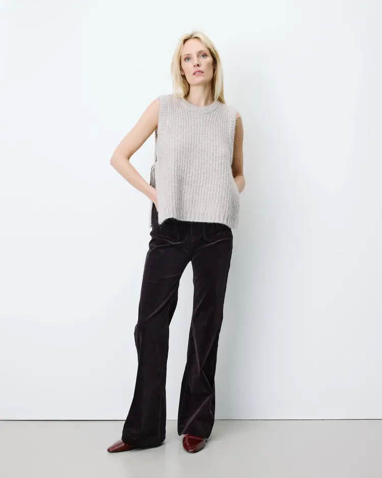 Grace & Mila argan side ties debardeur - greige