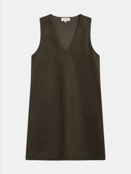 Grace & Mila anaya robe V courte - chocolat