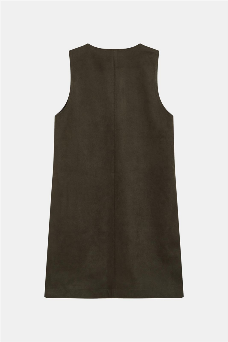 Grace & Mila anaya robe V courte - chocolat