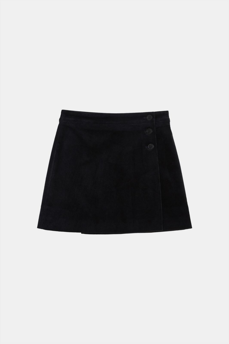 Grace & Mila adele jupe corduroy - navy