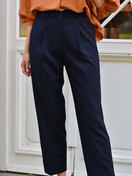 La petite étoile parot cigaret pants - marine