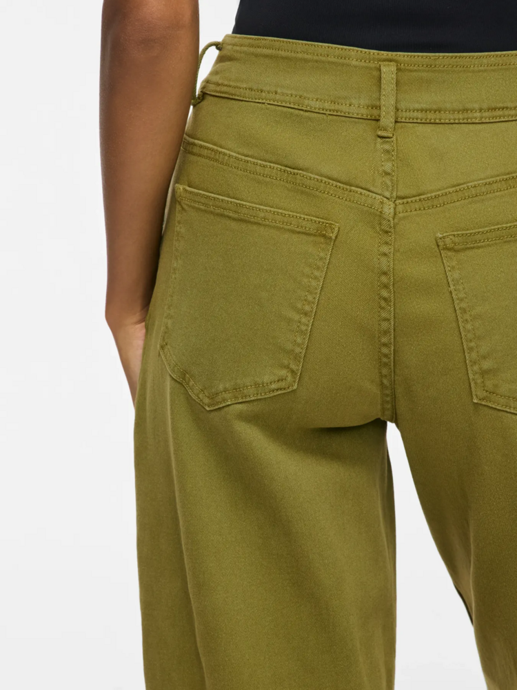 Vila Clothes vichia wide leg jeans - olive