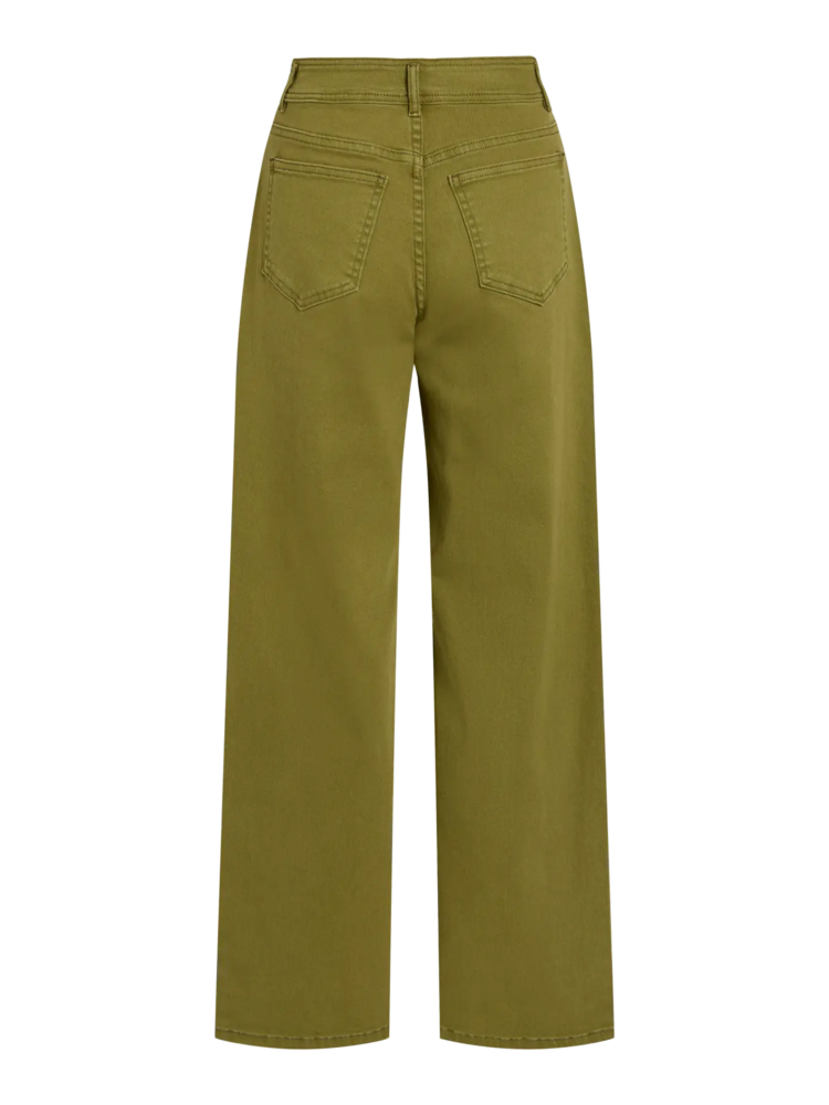 Vila Clothes vichia wide leg jeans - olive