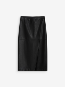 Grace & Mila aenor jupe cuir - noir
