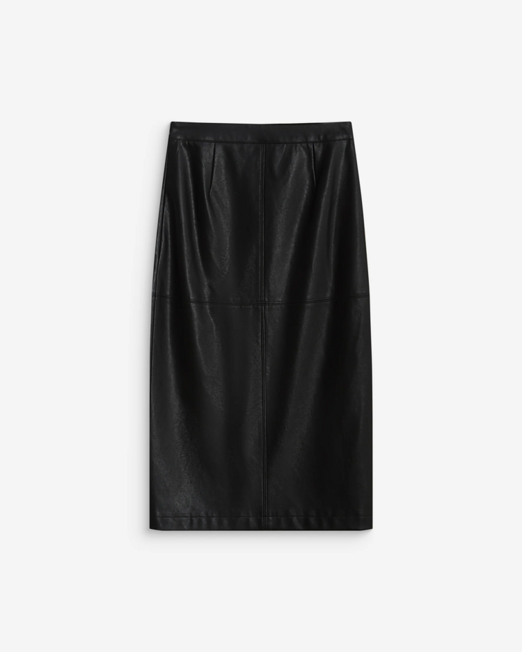 Grace & Mila aenor jupe cuir - noir