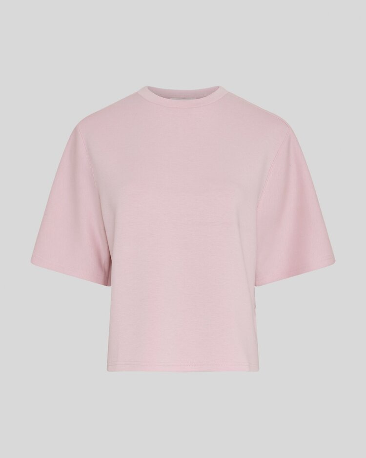 Moss Copenhagen maelee 1/2 sleeve thin swaeter - light pink