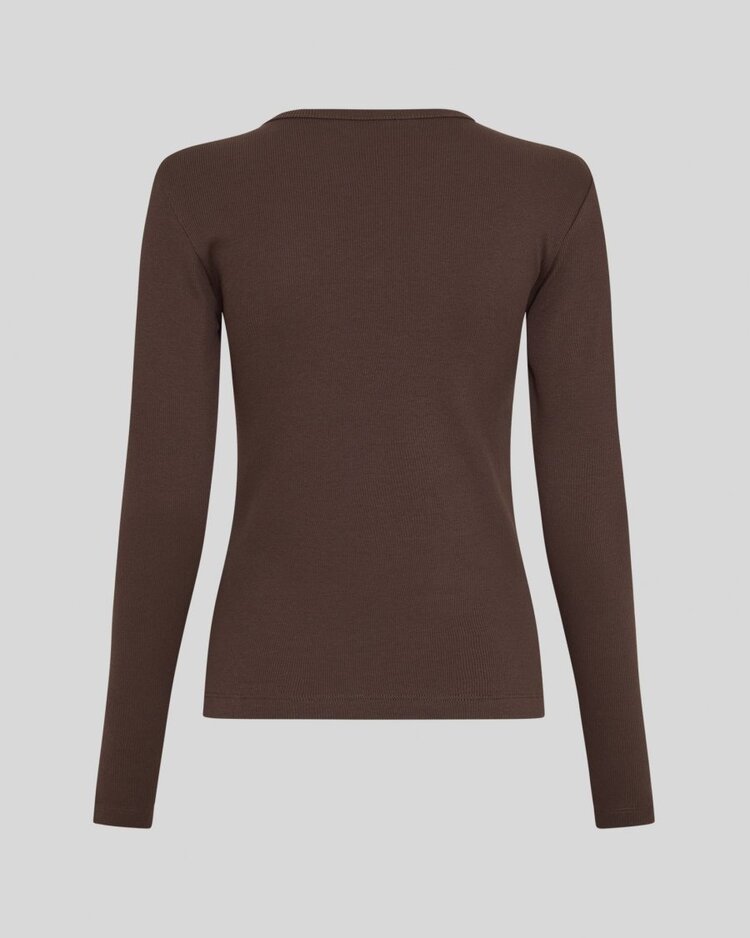 Moss Copenhagen kickie longsleeve - brown
