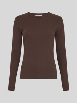 Moss Copenhagen kickie longsleeve - brown