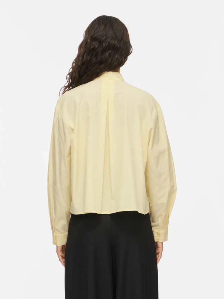 Vila Clothes vibowa bow neck blouse - light yellow