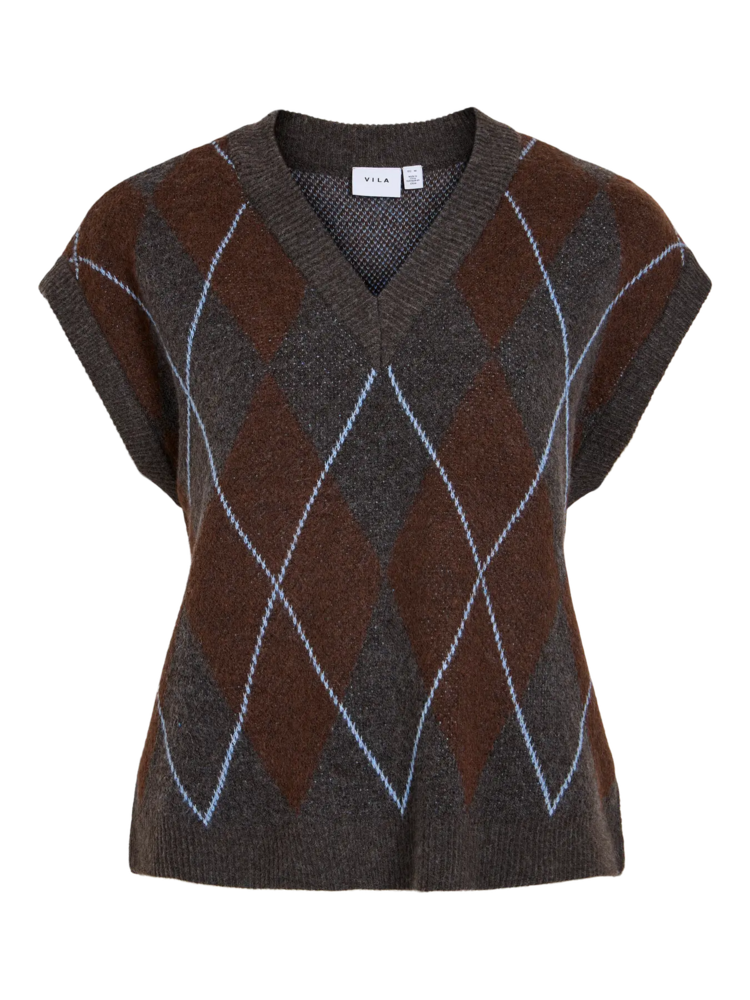 Vila Clothes Viargyle knit spencer-
