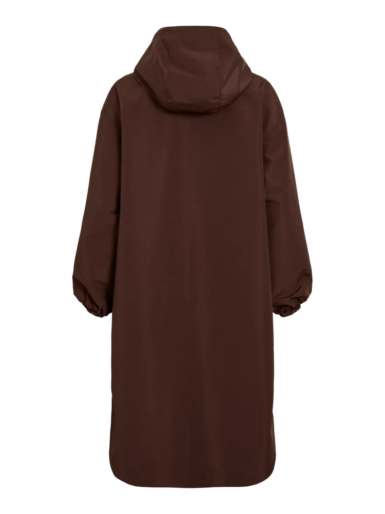 Vila Clothes Viparky long coat - brown