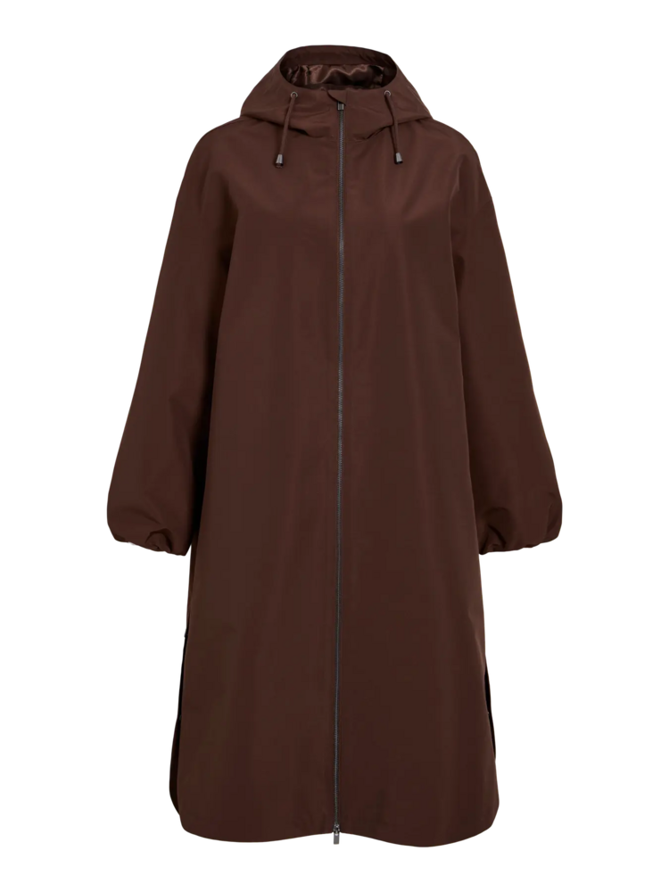 Vila Clothes Viparky long coat - brown