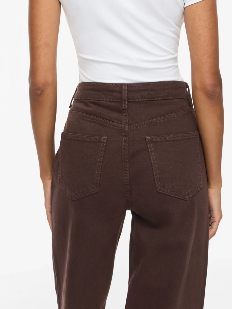 Vila Clothes vifreya wide jeans - chocolat brown