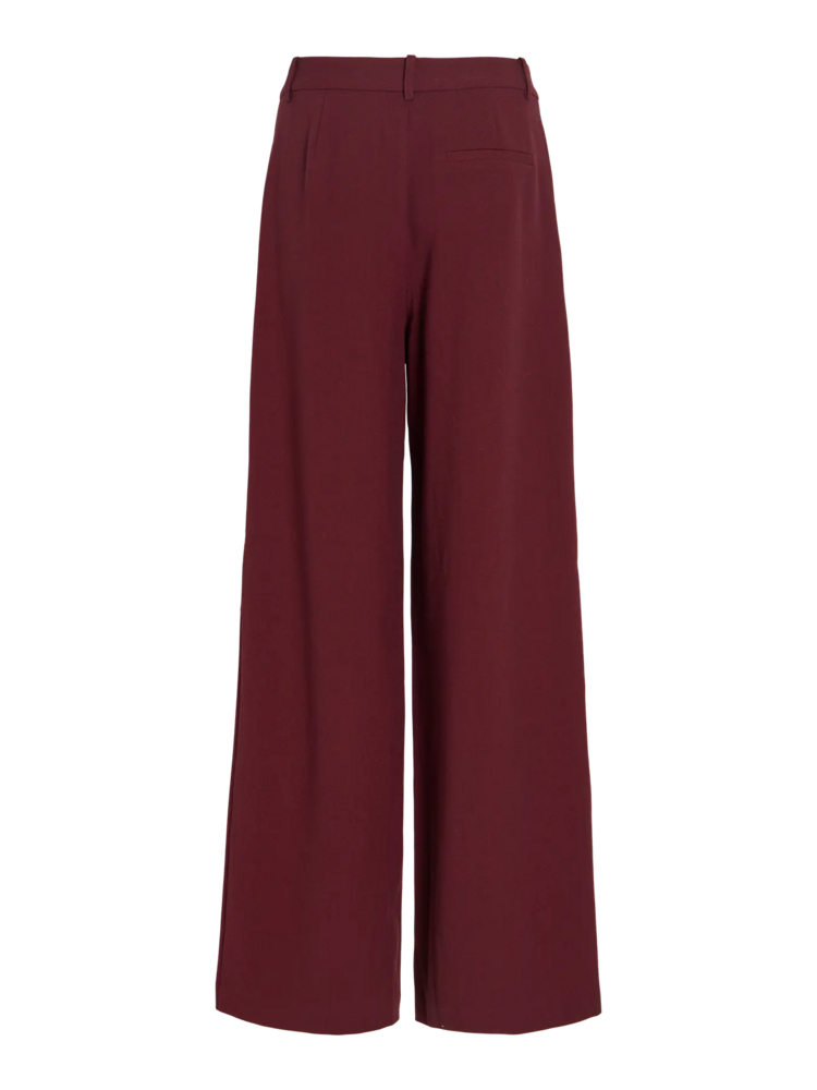 Vila Clothes vidaya tailored pant - aubergine