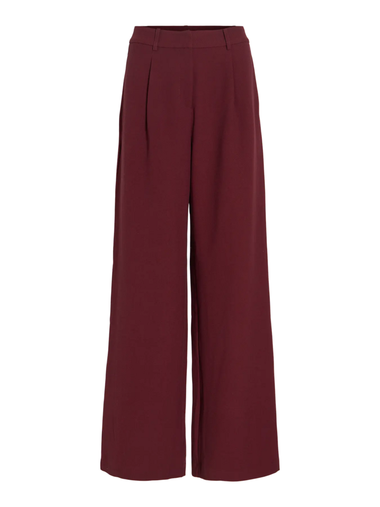 Vila Clothes vidaya tailored pant - aubergine