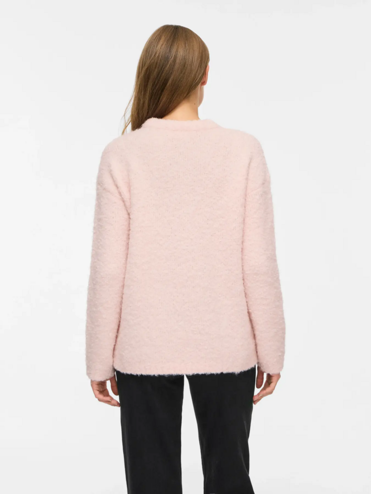 Vila Clothes vidaya o-neck swaeter - light pink