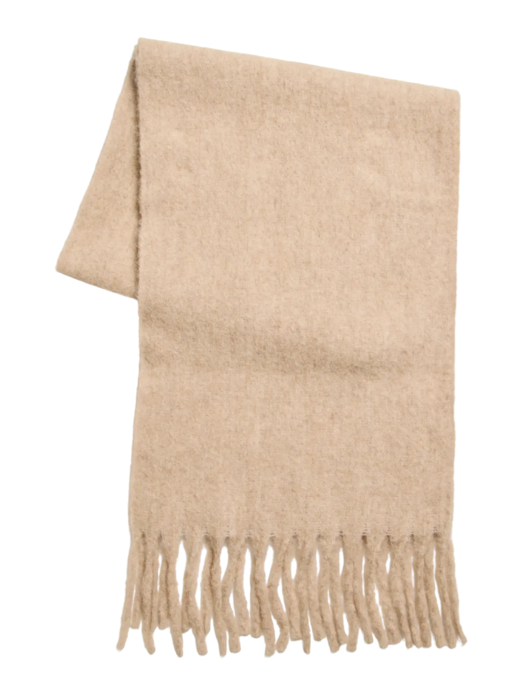 Vila Clothes vikivana knit scarf - beige  melange