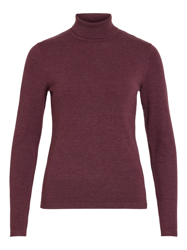 Vila Clothes Vimalu rollneck top - faded purple