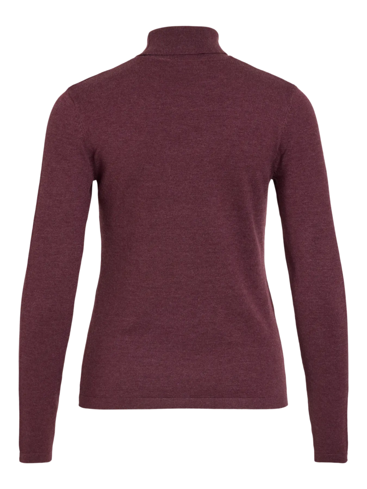 Vila Clothes Vimalu rollneck top - faded purple
