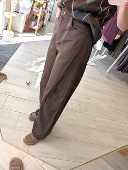 La petite étoile pazy pantalon cargo - brun