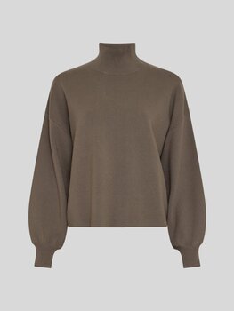 Moss Copenhagen Mercy high neck swaeter - khaki