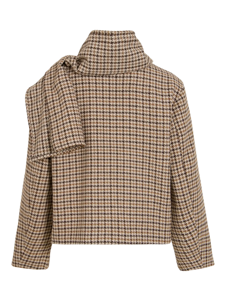 Vila Clothes visolisa scarf checked jacket