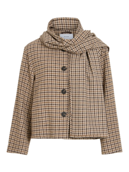 Vila Clothes visolisa scarf checked jacket