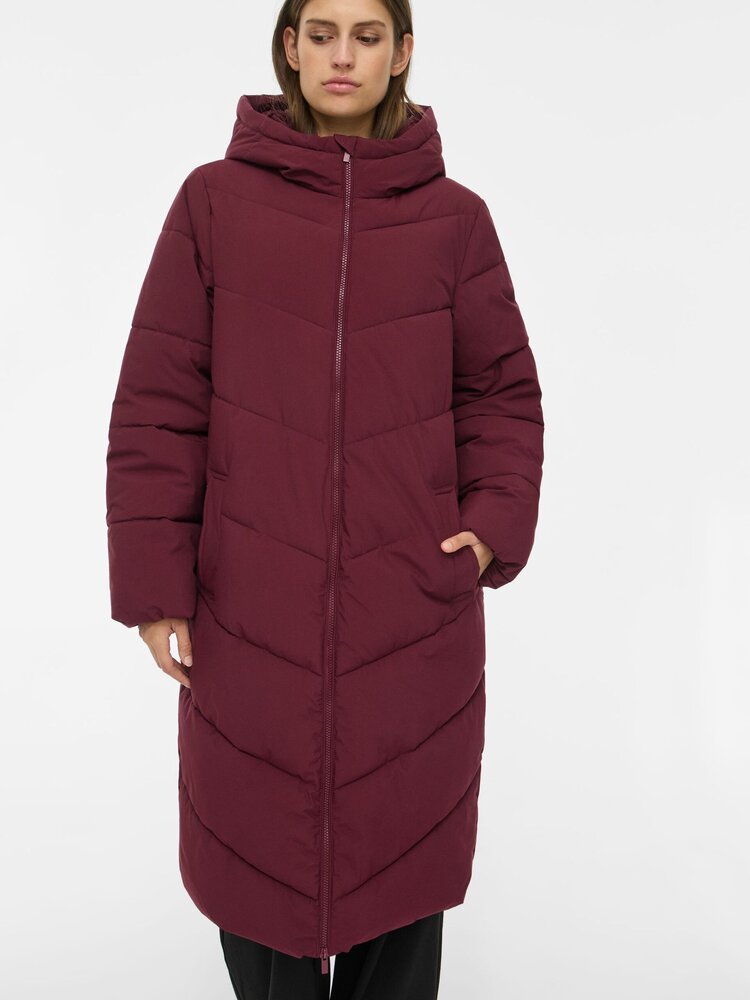 Vila Clothes vilavender winter coat - burgundy