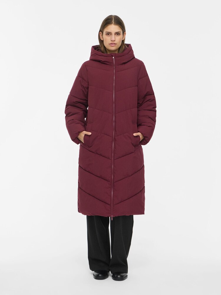Vila Clothes vilavender winter coat - burgundy