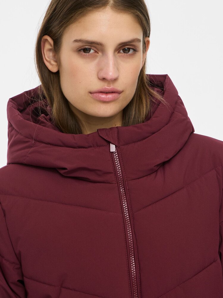 Vila Clothes vilavender winter coat - burgundy