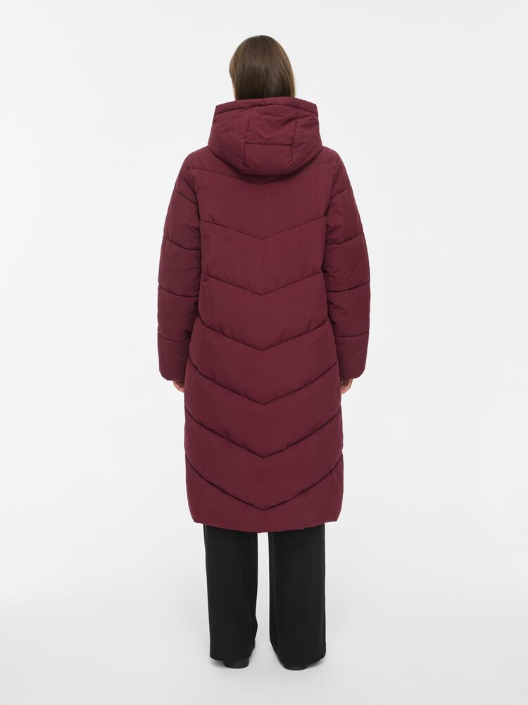 Vila Clothes vilavender winter coat - burgundy